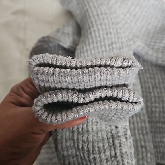 Denver Hayes Women's Knitted Crew Neckline Long Sleeves Sweater  Gray Small Peti - Picture 13 of 16